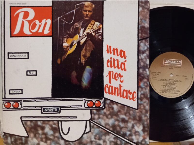 Ron Una Citta' Per Cantare - 1°St Italy Uomini Italian Lp