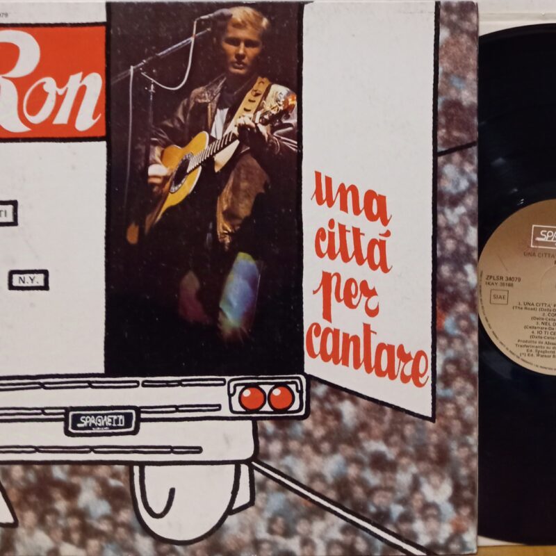 RON UNA CITTA' PER CANTARE - 1°st ITALY UOMINI ITALIAN LP