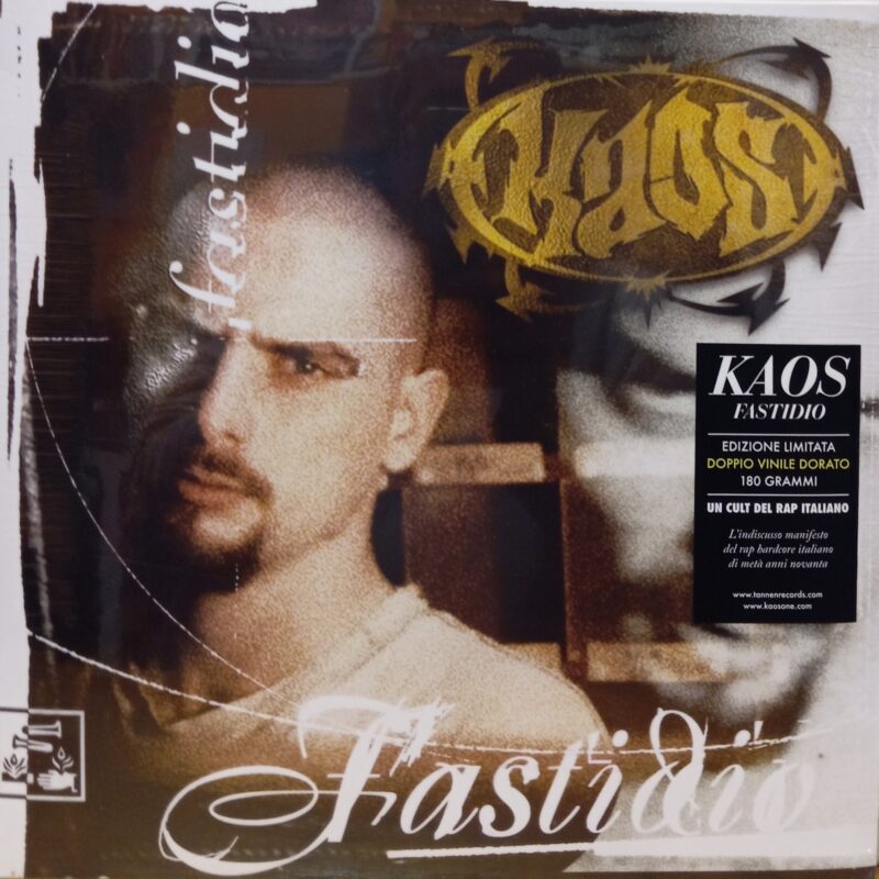 KAOS FASTIDIO - 2 LP GOLD VINYL HIP HOP LP