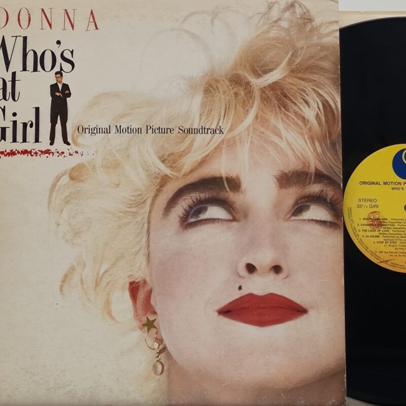 Madonna – Who's That Girl (Original Motion Picture Soundtrack) donne rock anni 80 soundtrack lp