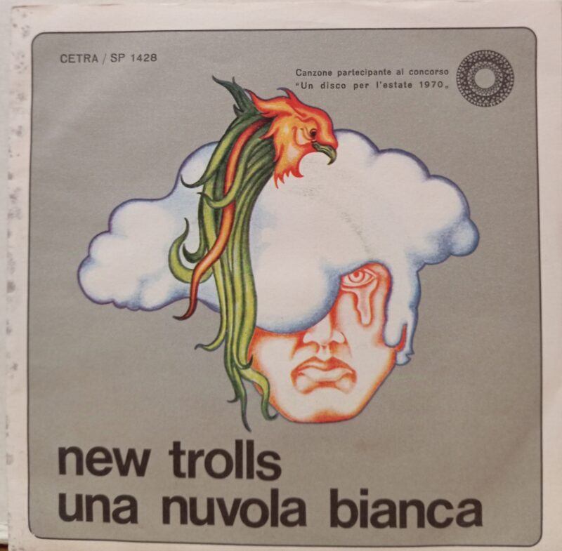 New Trolls Una Nuvola Bianca - 7&Quot; Italy Band Italiane 45