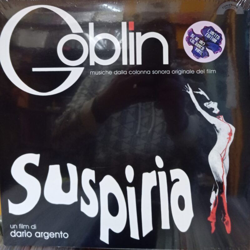 GOBLIN SUSPIRIA - BLUE IRIS COLOURED VINYL OST BAND PROGRESSIVE LP