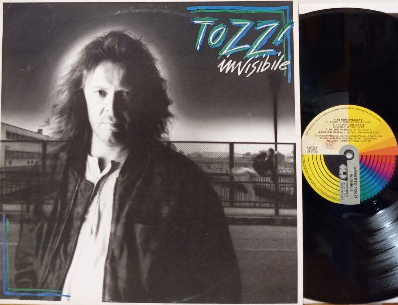 Umberto Tozzi Invisibile - 1°St Italy Uomini Italiani Rock Lp