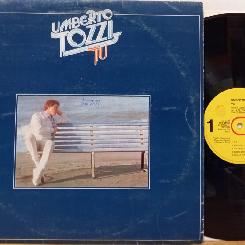 UMBERTO TOZZI TU - 1°st ITALY UOMINI ITALIANI ROCK LP