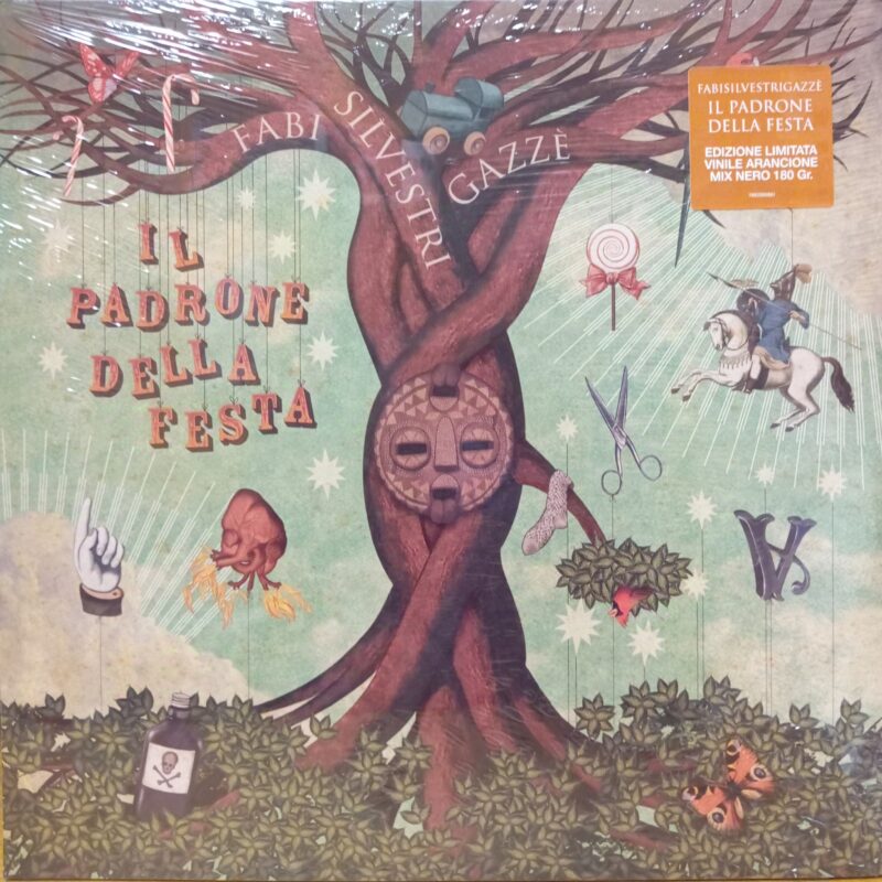 FABI SILVESTRI GAZZE' IL PADRONE DELLA FESTA - 2 LP ORANGE VINYL BAND ITALIANI LP