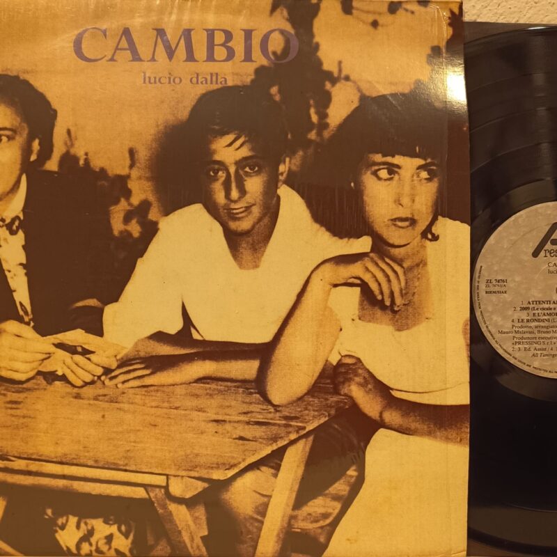 Lucio Dalla – Cambio uomini italiani lp