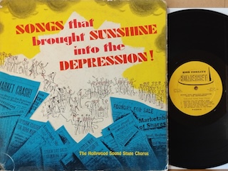 SONGS THAT BROUGHT SUNSHINE INTO THE DEPRESSION! - 1°st USA