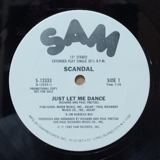 JUST LET ME DANCE - 12" USA PROMO