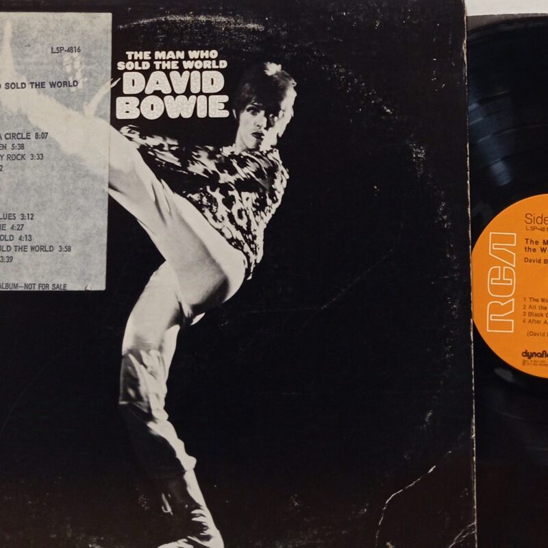 DAVID BOWIE THE MAN WHO SOLD THE WORLD - LP USA PROMO WITH POSTER UOMINI ROCK LP