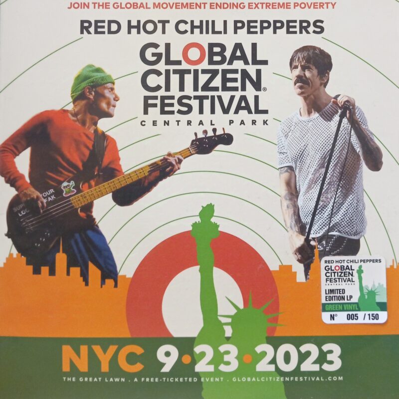 RED HOT CHILI PEPPER GLOBAL CITIZEN FESTIVAL 2023 - COLOURED VINYL BAND ROCK ALTERNATIVE LP