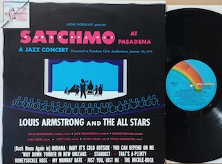 SATCHMO AT PASADENA - REISSUE ITALY