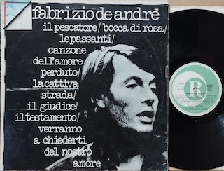 FABRIZIO DE ANDRE' - REISSUE ITALY