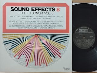 SOUND EFFECTS 8 - EFFETTI SONORI VOL. 8 - 1°st ITALY