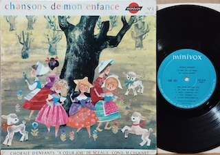 CHANSONS DE MON ENFANCE N. 1 - 10" FRANCE