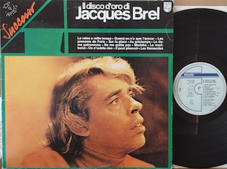 IL DISCO D'ORO DI JACQUES BREL - REISSUE ITALY