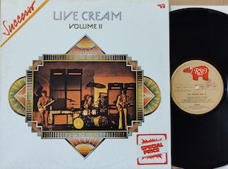 LIVE CREAM VOLUME II - REISSUE ITALY