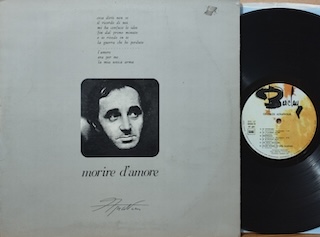 MORIRE D'AMORE - LP ITALY