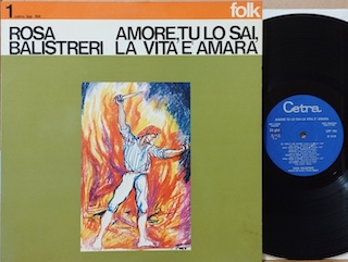 AMORE TU LO SAI LA VITA E' AMARA - 1°st ITALY