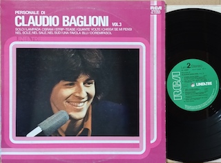 PERSONALE DI CLAUDIO BAGLIONI VOL.3 - 1°st ITALY