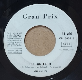 PER UN FLIRT - 7" ITALY PROMO