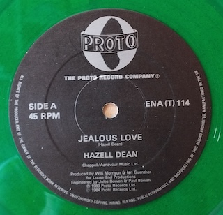 EVERGREEN / JEALOUS LOVE - 12" GREEN VINYL