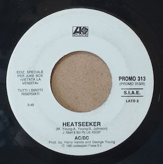 HEATSEEKER - BODY ROCKIN' - 7" ITALY