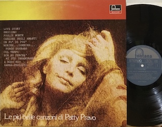 LE PIU' BELLE CANZONI DI PATTY PRAVO - LP ITALY