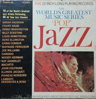 THE WORLD'S GREATEST MUSIC SERIES: "POP" JAZZ (VOLUME 2) - BOX 5 LP