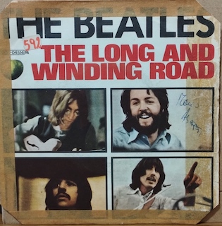 THE LONG AND WINDING ROAD / FOR YOU BLUE - 7" ITALY