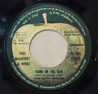 BAND ON THE RUN - 7" ITALY