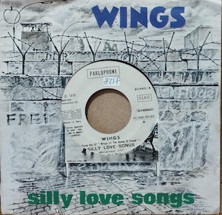 SILLY LOVE SONGS - 7" ITALY