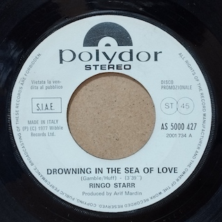 DROWNING IN THE SEA OF LOVE / ELEVATOR - 7" ITALY Promo