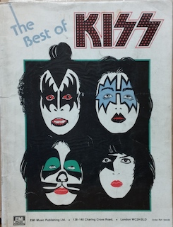 THE BEST OF KISS - SHEET MUSIC BOOK