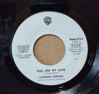 YOU'RE MY LOVE / (SITTIN' ON) THE DOCK OF THE BAY - 7" ITALY