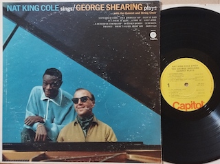 NAT KING COLE SINGS / GEORGE SHEARING PLAYS - REISSUE USA