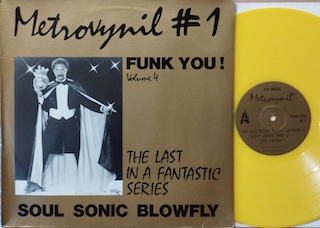 SOUL SONIC BLOWFLY -  YELLOW VINYL