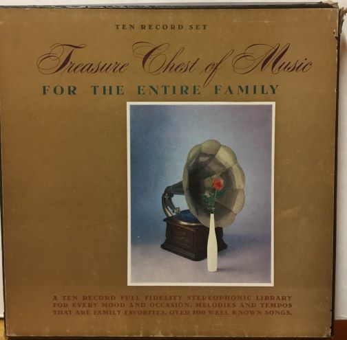 TREASURE CHEST OF MUSIC FOR THE ENTIRE FAMILY - BOX 10 LP