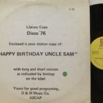 HAPPY BIRTHDAY UNCLE SAM - 12" USA