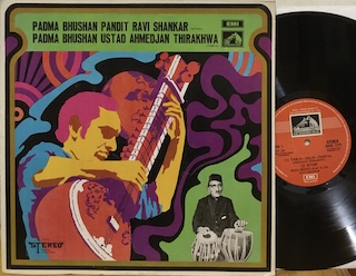 PADMA BHUSHAN PANDIT RAVI SHANKAR / PADMA BHUSHAN USTAD AHMEDJAN THIRAKHWA - 1°st INDIA