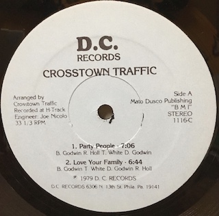 PARTY PEOPLE / LOVE YOUR FAMILY - 12" USA SINGLE SIDED