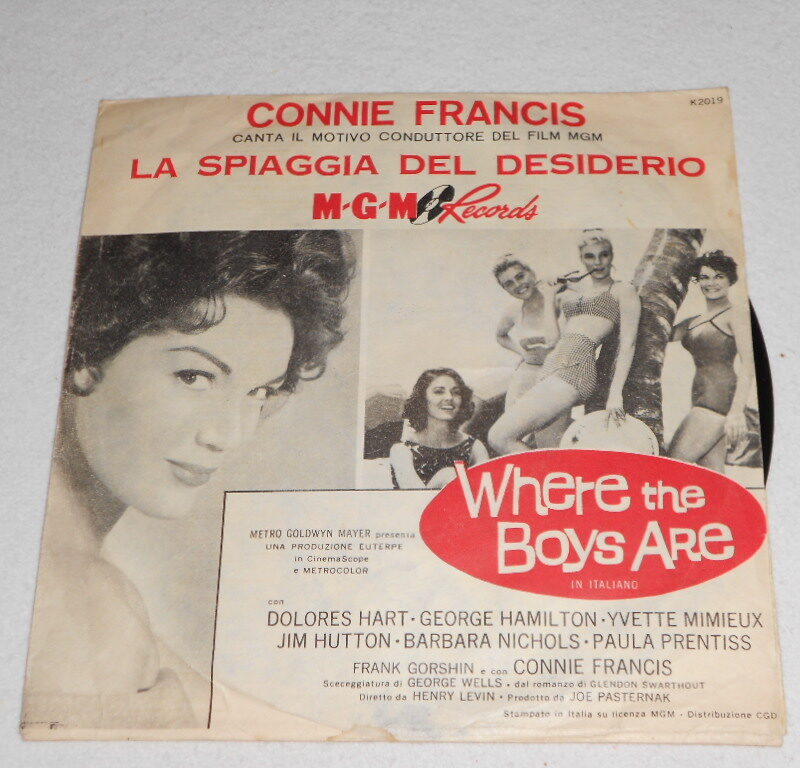 WHERE THE BOYS ARE - 7" ITALY