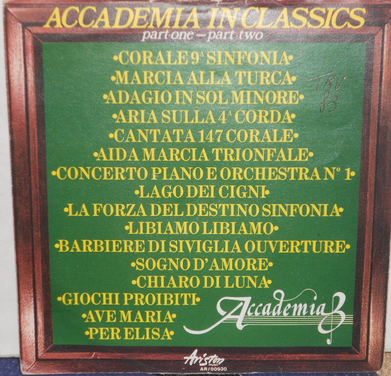 ACCADEMIA IN CLASSIC PART 1 / PART 2