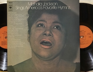 MAHALIA JACKSON SINGS AMERICA'S FAVORITE HYMNS - 2LP