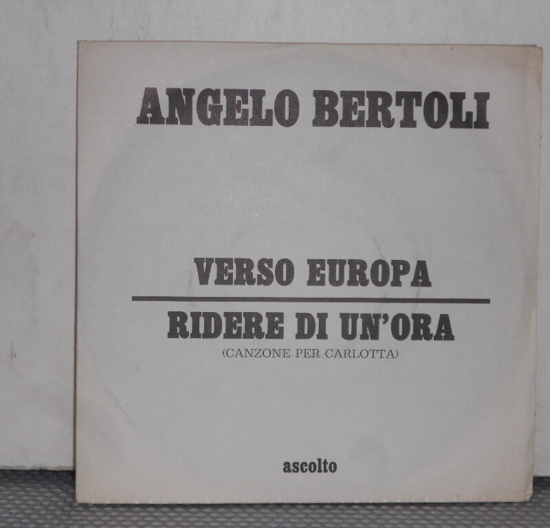 VERSO EUROPA / RIDERE DI UN'ORA  - 7"