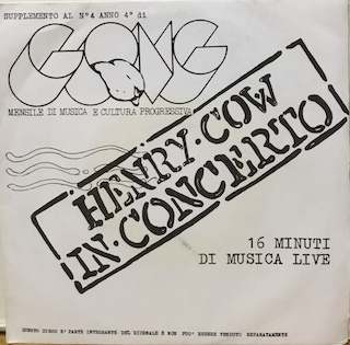 IN CONCERTO - 7" ITALY