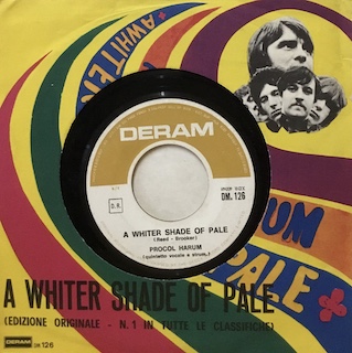 A WHITER SHADE OF PALE - 7" ITALY