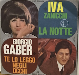 TE LO LEGGO NEGLI OCCHI / LA NOTTE - 6" ITALY