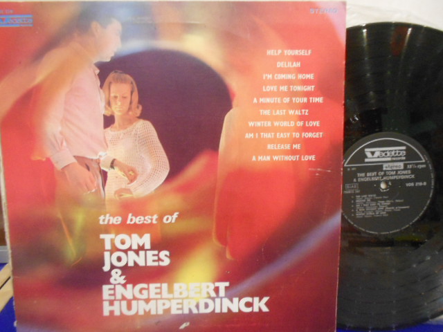 THE BEST OF TOM JONES & ENGELBERT HUMPERDINCK - LP ITALY