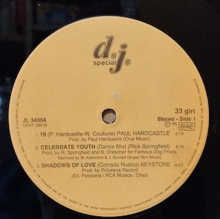 D.J. SPECIAL - 12" ITALY