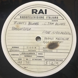 LIVE IN DOMODOSSOLA - RAI BROADCAST LP